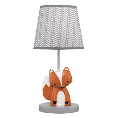 woodland creatures nursery lamp